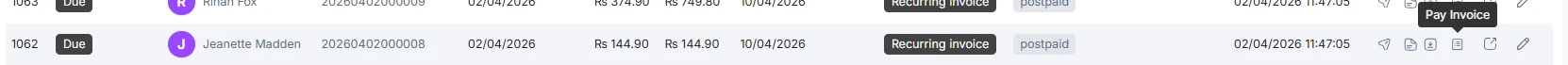 pay invoice
